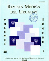					Ver Vol. 20 Núm. 3 (2004): Revista Médica del Uruguay
				